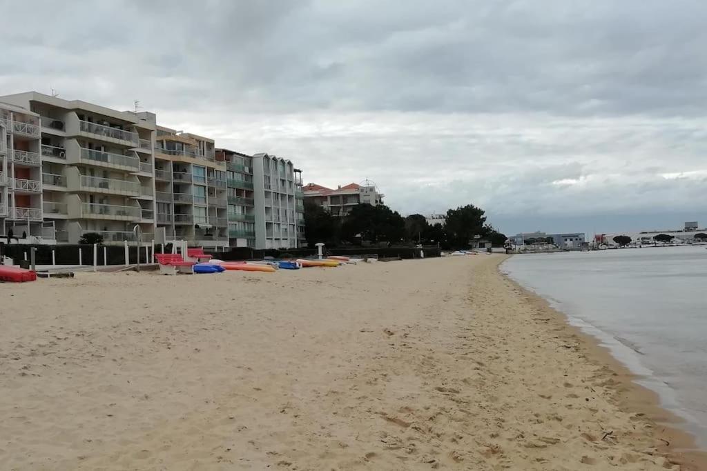 T2 1Ere Ligne Loggia Vue Mer 180 ° Parking Arcachon Zewnętrze zdjęcie